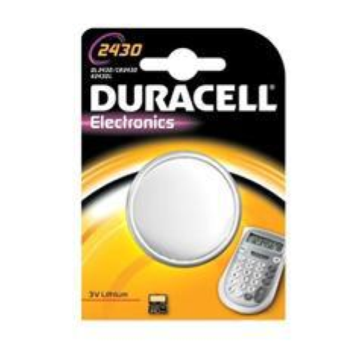 DURACELL DL2430/CR2430 BATTERIA AL LITIO A BOTTONE 3V